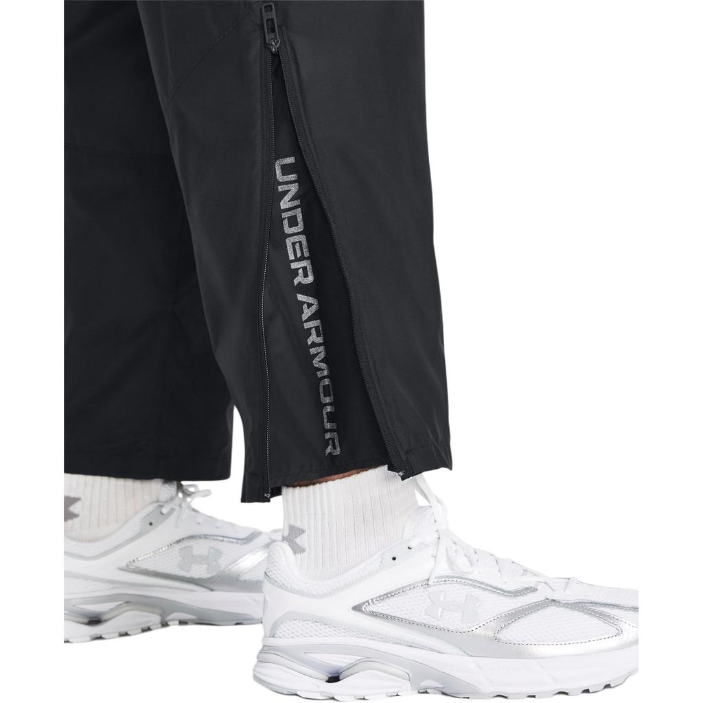 Under Armour Solid High-Waisted Sports Woven Casual Pants Men pants Black 1382895-001