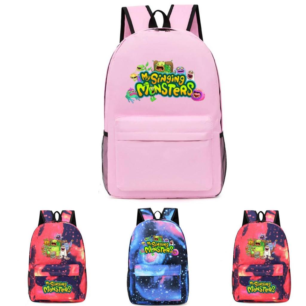 Trendy Oxford Spinning My Sing Monsters Backpack Load Reduction 32cm*13cm*45cm