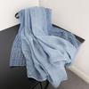 Spring and Autumn Lace Line Long Thin Scarf Japanese and Korean Women's Fashion Solid Color Shawl High-end Cotton and Line Scarf