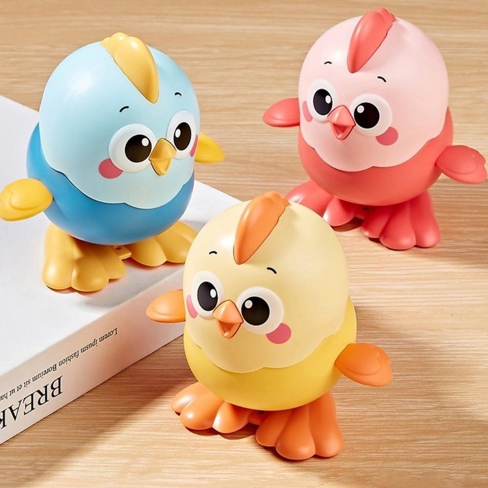 Colorful Chick Coil Toy Walkable Small Animal That Can Move  Children's Gift