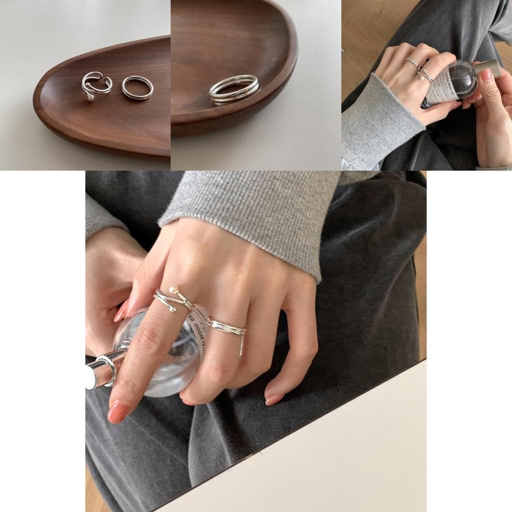 Sleek Minimalist Copper Ring For Women Geometric Shape Adjustable Stylish Chic Jewelry