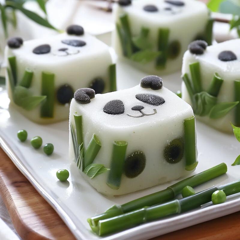 Panda Glutinous Rice Cake Silicone Mold