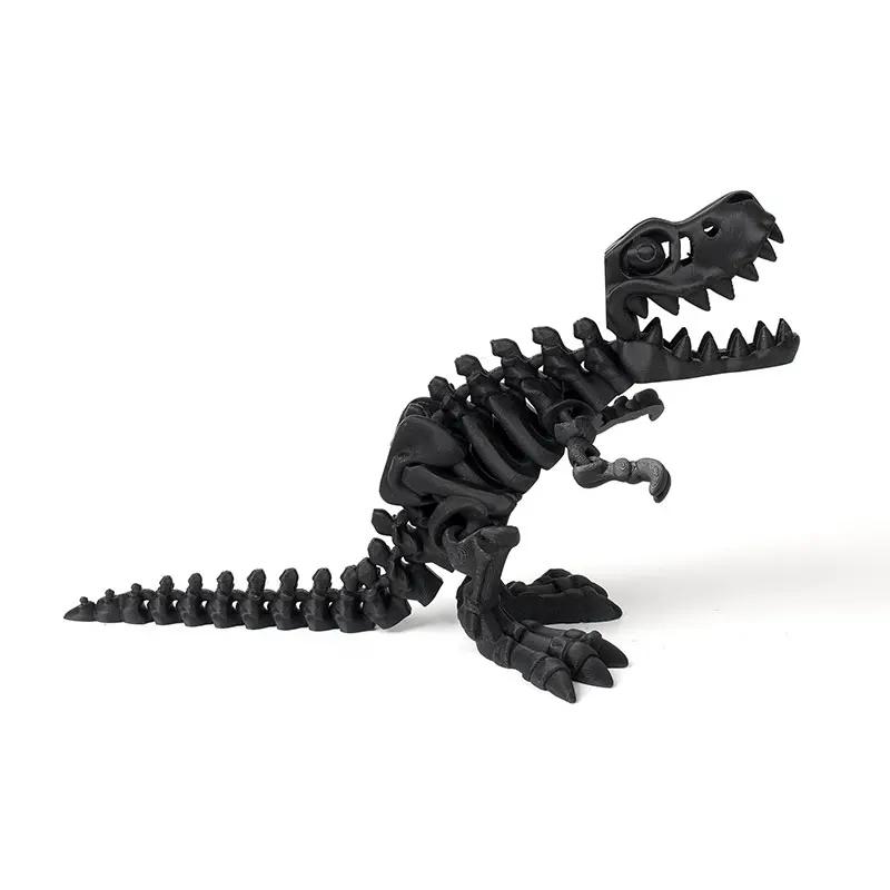 3D Printed Dragon Dinosaur Model Joints Can Move Freely Desktop Craft Ornament Gifts for Kids For Landscaping Decoration