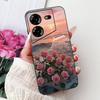 Cover For Tecno Pova 5 Case LH7n Silicone Cute Cat Fashion Flowers Luxury Painted Casing For Techno Pova 5 Phone Case Bumper