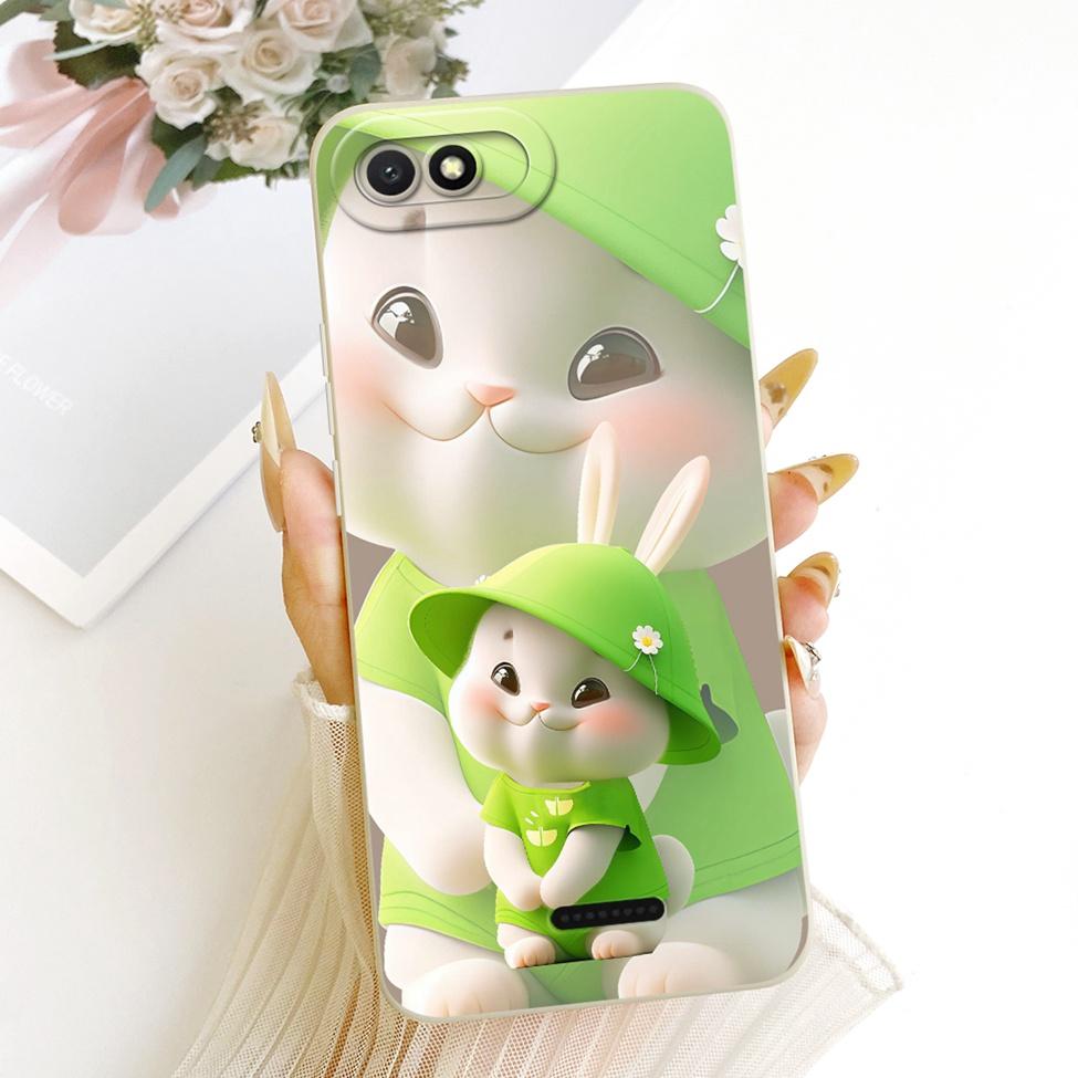 Casing For Redmi 6A Cover Fashion Cartoon Cute Funny Painted Silicone Phone Case M1804C3CG M1804C3CH M1804C3CI
