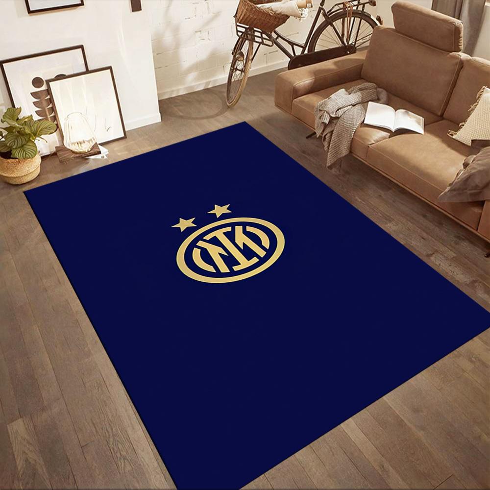 Inter Milan Floor Rug Office Rug Design For Game Room Balcony Hallway Foyer Antislip Rug Office Home Decor Birthdaychristmas Gift