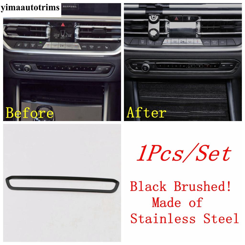Interior Air AC Outlet Vent Shift Gear Window Lift Panel Cover Trim Stainless Steel Accessories For BMW 3 Series G20  - 2024