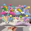 Funny Plush Hair Claw Furry Barrette Crab Headwear Winter Hair Clip Cartoon Eyes Cute Sweet Hairpin Women Girl Hair Accessory