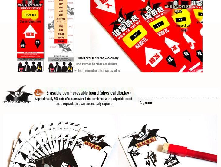 Good View City Undercover Deluxe: Party Card Game Set