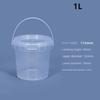 Food Buckets Plastic Bucket Container Clear Sealing Packaging Case Useful Storage Pail