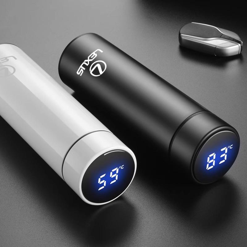 Fordonsbil Smart Isolerad Kopp Rese Kaffekoppar Värmeflaska För Lexus RX300 IS200 IS250 ES350 Ct200h UX250h NX300h RX350