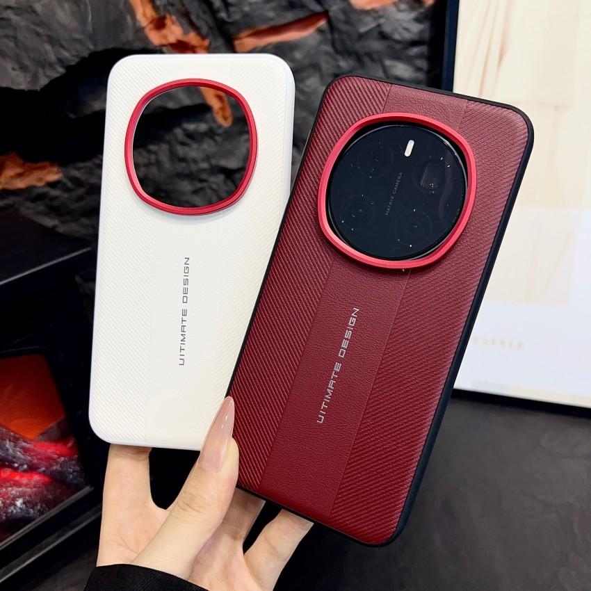 For Huawei Honor Magic 7 / 7 Pro, Steel Lens Frame, Leather Texture Design, Shockproof and Drop-resistant