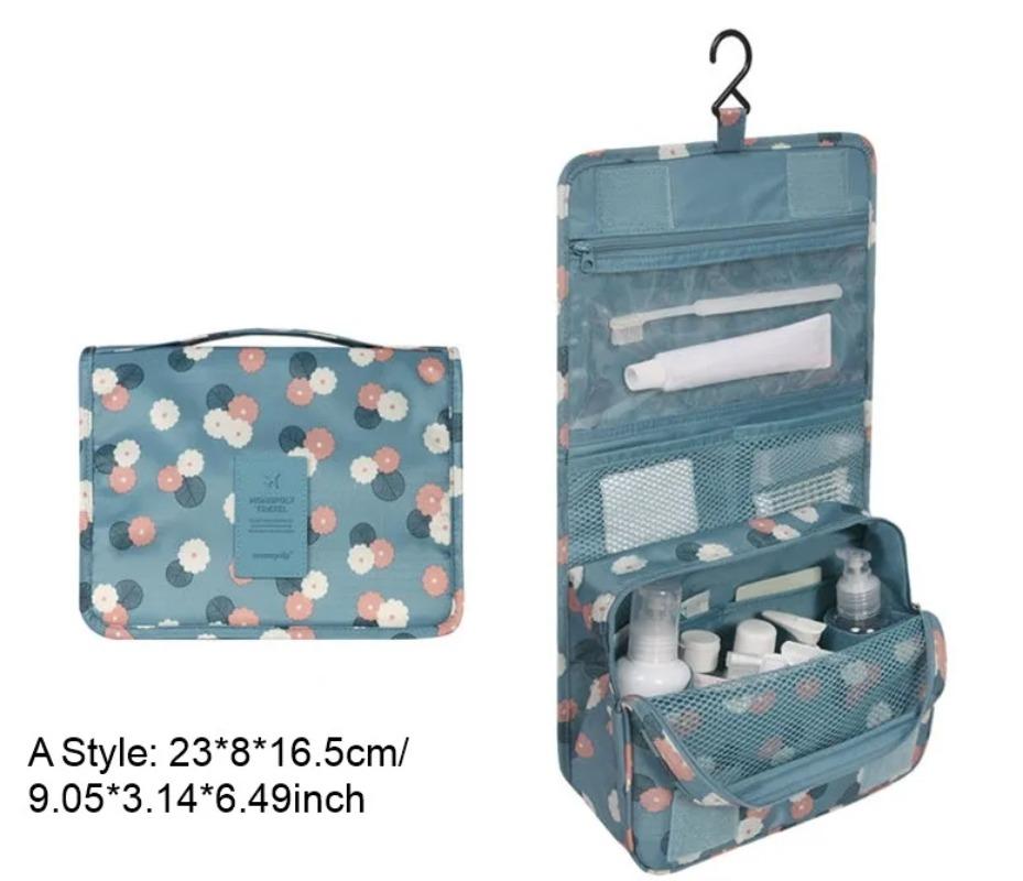 High Capacity Waterproof Travel Makeup Cosmetic Toiletries Storage Bag Ladies Beauty Neceser Organizer