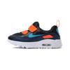 Air Max 90 Kids Lifestyle Shoes Black Orange Blue Children Aged 3 7 Years Old 881927-020