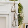 Snowflake Jingle Bell Pendant Elk Christmas Tree Decorations Gift Christmas Bell Pendant  New Year
