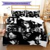 Billie Eilish Bedding Quilt Set Quilt Cover Pillowcase Home Decoration Birthday Gift (1 * Duvet Cover + 2 * Pillowcase, Without Core)