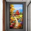 Full Embroidery Eco-cotton Thread 9CT Printed Landscape Cross Stitch Kit Art