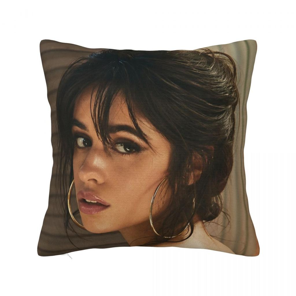 Singer Camila Cabello Pillowcase Printing Fabric Cushion Cover Decorative Throw Pillow Case Cover Home Dropshipping 40X40cm