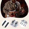 6 Gitarrensättel für E-Gitarren, Metallteile mit Feder und Schraube, Ersatz