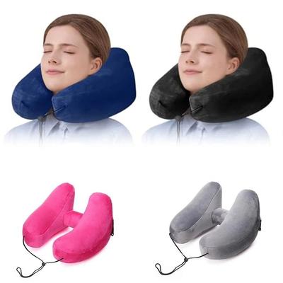 Inflatable Design Travel Neck Pillow Breathable Design U-Shaped Pillow  Travel