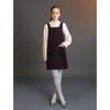 ELLE KIDS Girls' Elegant French Style A-line Sleeveless Winter Dress