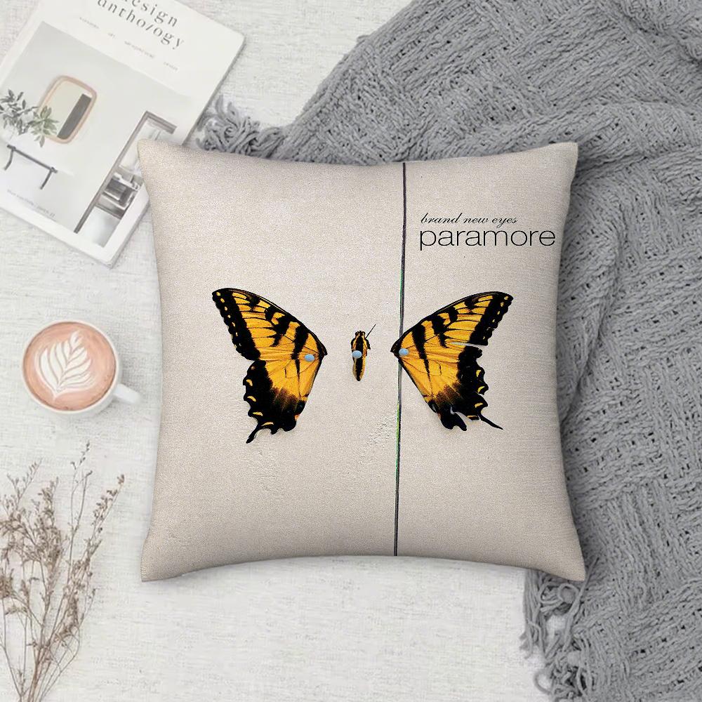 Band P-Paramore RIOT Pillow Case Cover Square Sofa With For Pattern Comfortable Cushionsuitable Of Room 12x12Inch