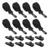 8pcs Pool Solar Cover Reel Attachment Kit Inground Swimming Pool Solar Cover Straps Clamps Touch Fastener Solar Blanket