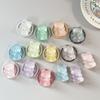 Color Pearl Glitter Bear Mobile Phone Airbag Bracket Magnetic Suction Magsafe Paste Creative Ring Lazy Women