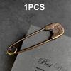 Large Safety Pins Retro Safety Pins Vintage Chic Brooch Pins Decorative for Clothes Scarf Shirt Blanket Shawl Cardigan Crafts