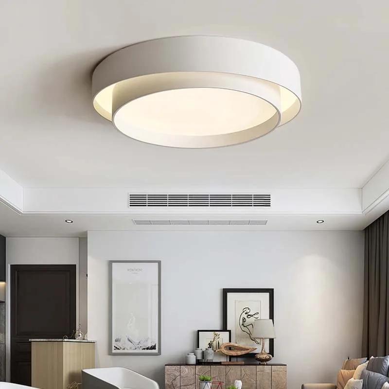 Modern LED Ceiling Lamp for Living Dining Room Bedroom Hall Ultra Thin Chandelier Indoor Home Decoration Lighting Fixture Luster