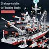 Chinese Aircraft Carrier Building Blocks Educational Toy for Kids