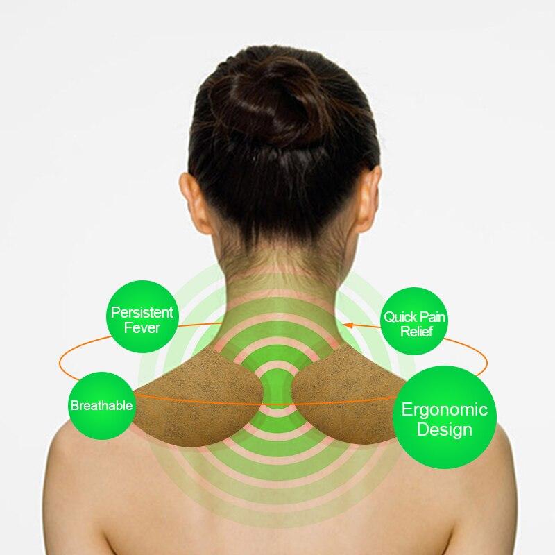 Sumifun Ny skuldergips Smerteplaster Avslappende malurt Kinesisk naturlig urteplaster for nakke cervikal massasje