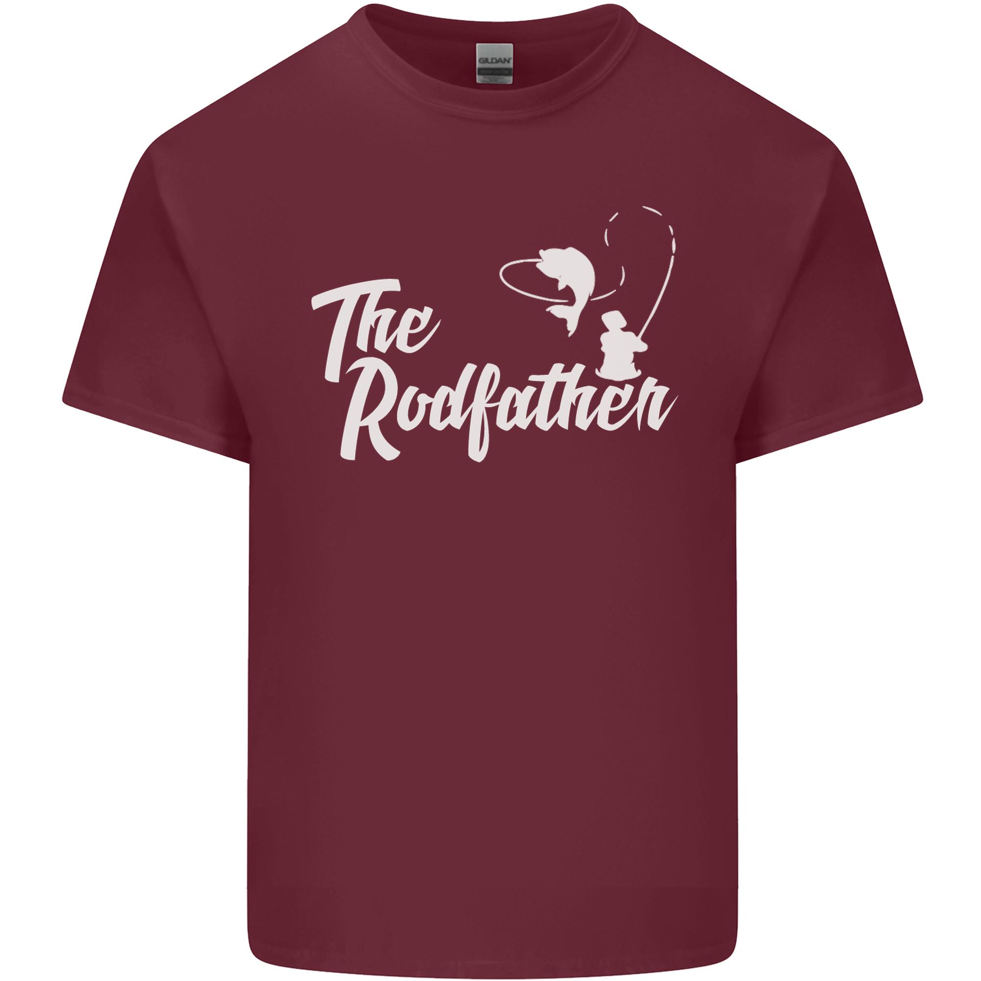 The Rodfather Funny Fishing Rod Father Unisexs Light Cotton TShirt S