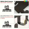 Modern Cross Key Holder Heavy Duty Iron Wall Organizer 6 Hooks Christian Home Church Decor Gift