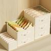 1/3pcs White Underwear Storage Box Socks Underwear Storage Drawer Division Multifunctional Household Wardrobe Classification