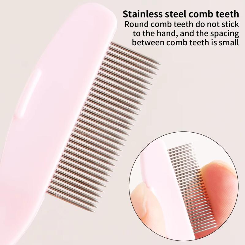 Folding Ultra-fine Stainless Steel Eyelash Brush Eyelash Separator Eyebrow Eyelash Extension Comb Eye Lash Curler Eyelash Tools