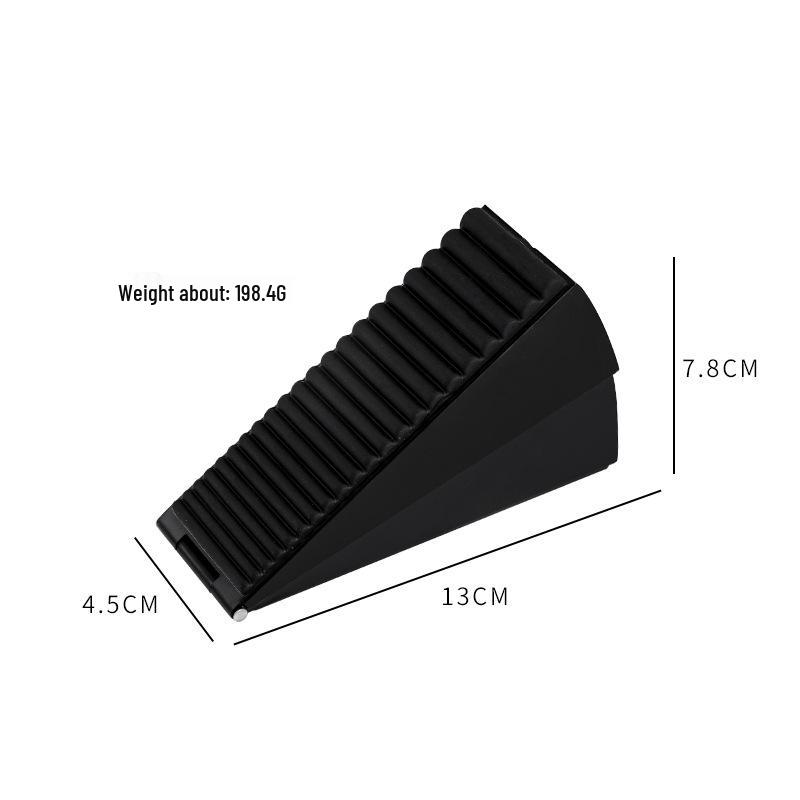Stanzfreier verstellbarer Türstopper: Kollisionsschutz, Winddichter Türhalter mit Federdesign.