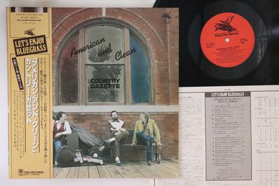 LP-Schallplatte COUNTRY GAZETTE - American And Clean PA23009 TRIO 1981 Japan Obi Country Gebraucht