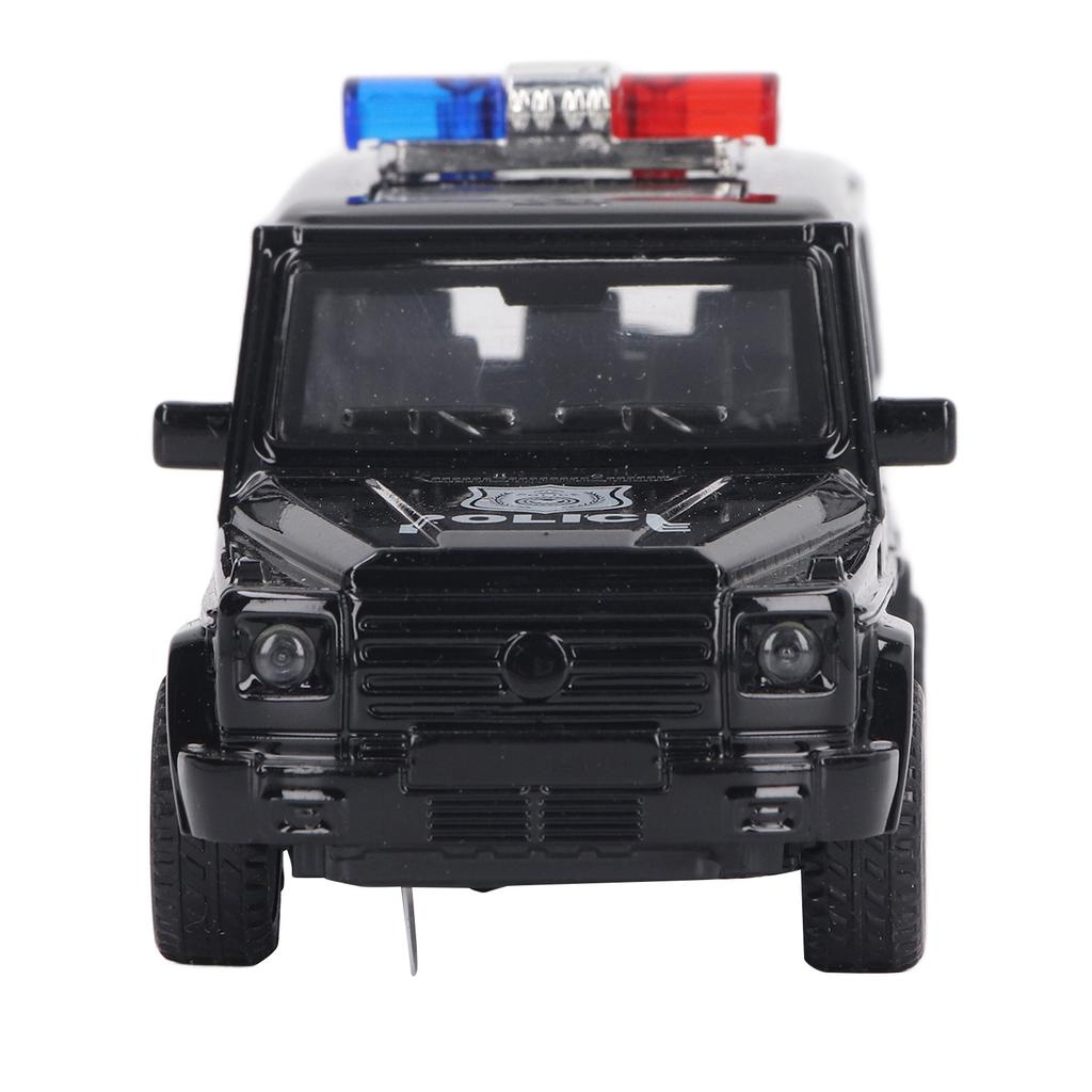 1/32 Scaled Alloy Police Vehicle Model Blinking Lights Ingenious Children Car Toy for Gifts