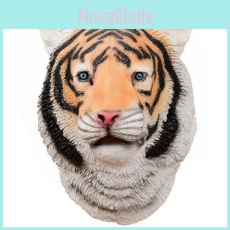 New Latex Tiger Mask For Halloween Festivities And Carnival Stage Performances