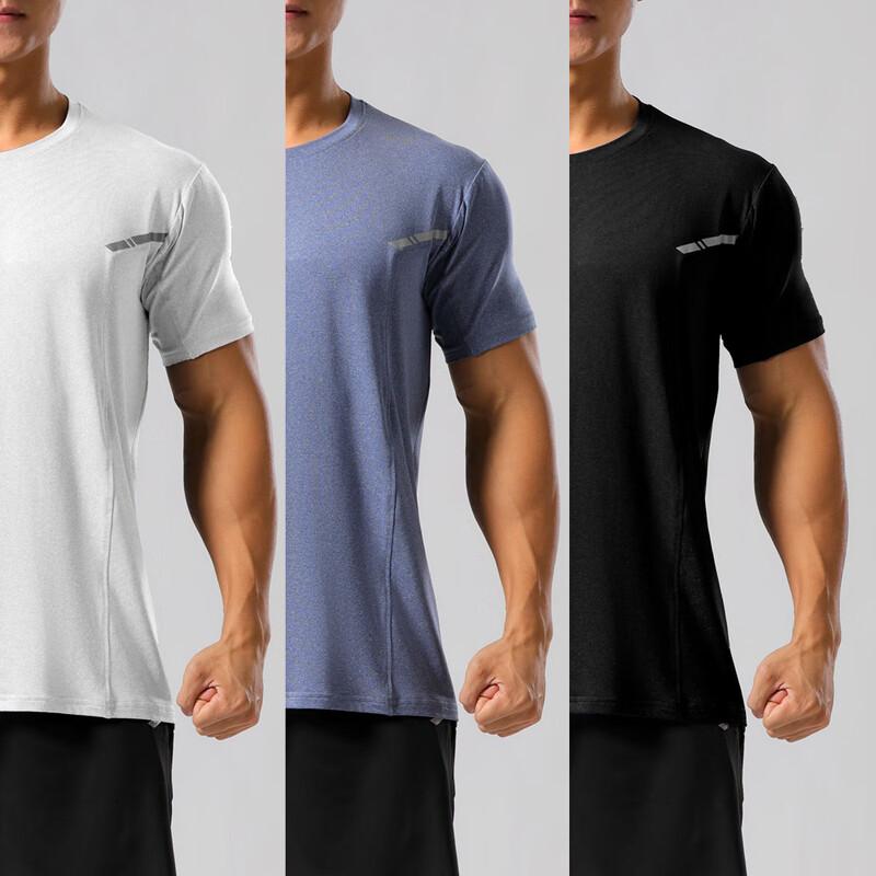 OEING Men's Quick Dry Short Sleeve Sports T-shirt