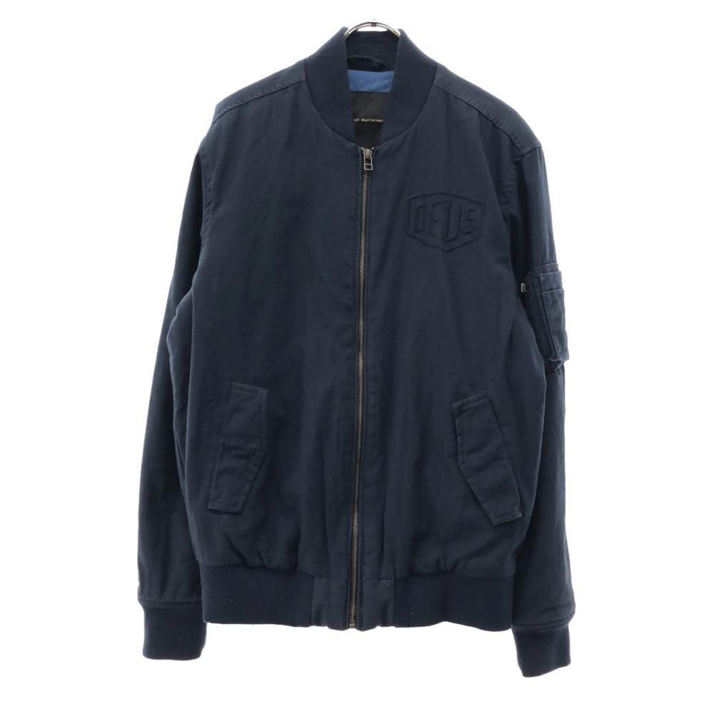 

Deus Ex Machina embroidery Batting jacket S Navy Men s Used