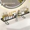 Wall-Mounted Bathroom Mirror Shelf and Vanity Sink Storage Rack