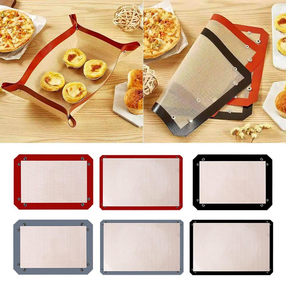Non-Stick Baking Tray Heat Resistant Oven Liner Accessories Silicone Baking Mat  Dessert Making
