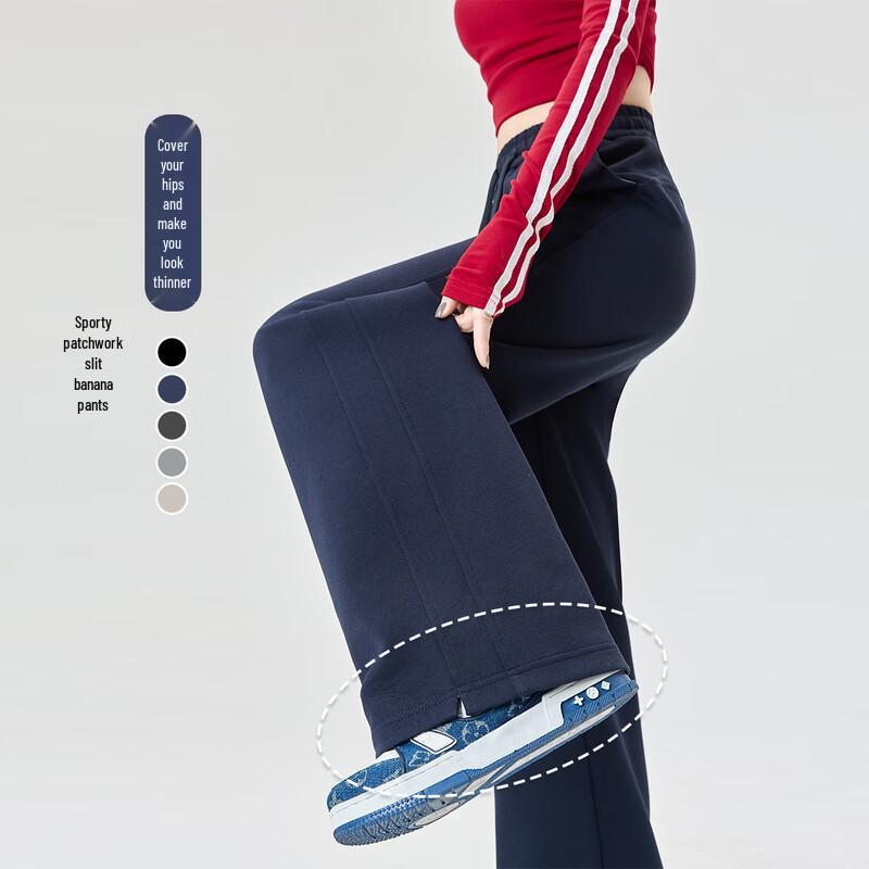 Women's High-Waist Wide-Leg Banana Pants