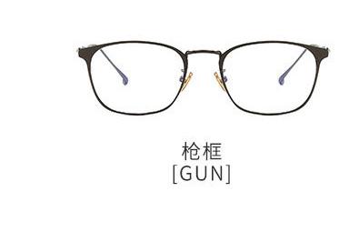 Classic square flat glasses fashionable retro glasses frame can be matched with myopia frame glasses frame trendy glasses