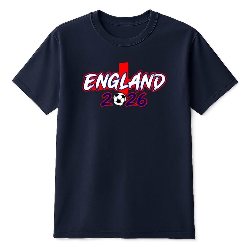 2026 ENGLAND World Cup 26 Adult Kids TShirt Football Coming Home Soccer Shirts S
