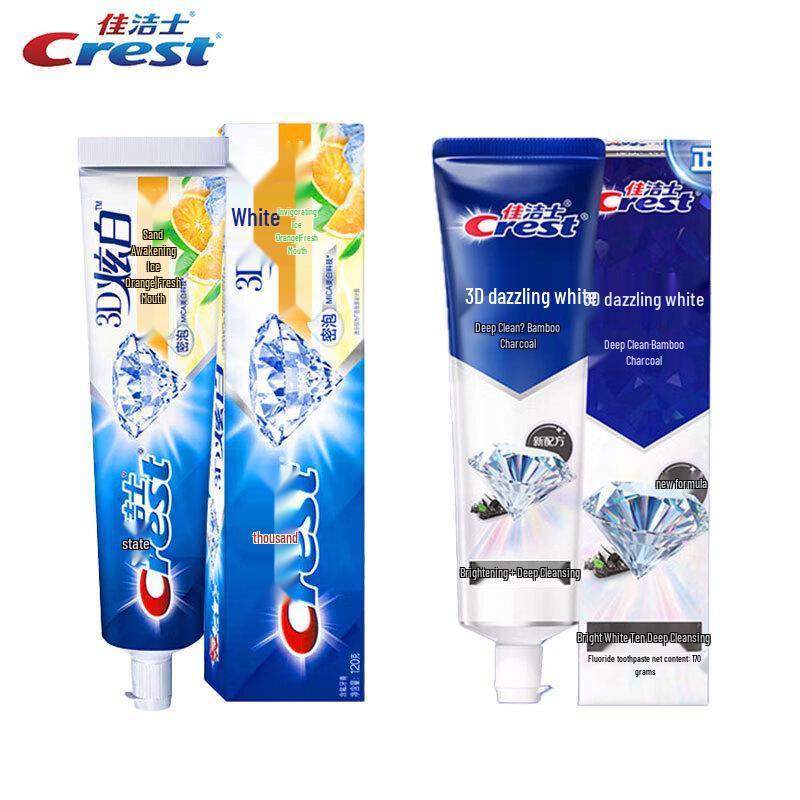 Crest 3D White Toothpaste Duo Pack