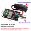 GB37-520 Hochdrehmomentmotor mit Regler DC 12V 24V Einstellbare Geschwindigkeit Vorwärts CW/CCW Smart Home Roboter Metall Elektromotor