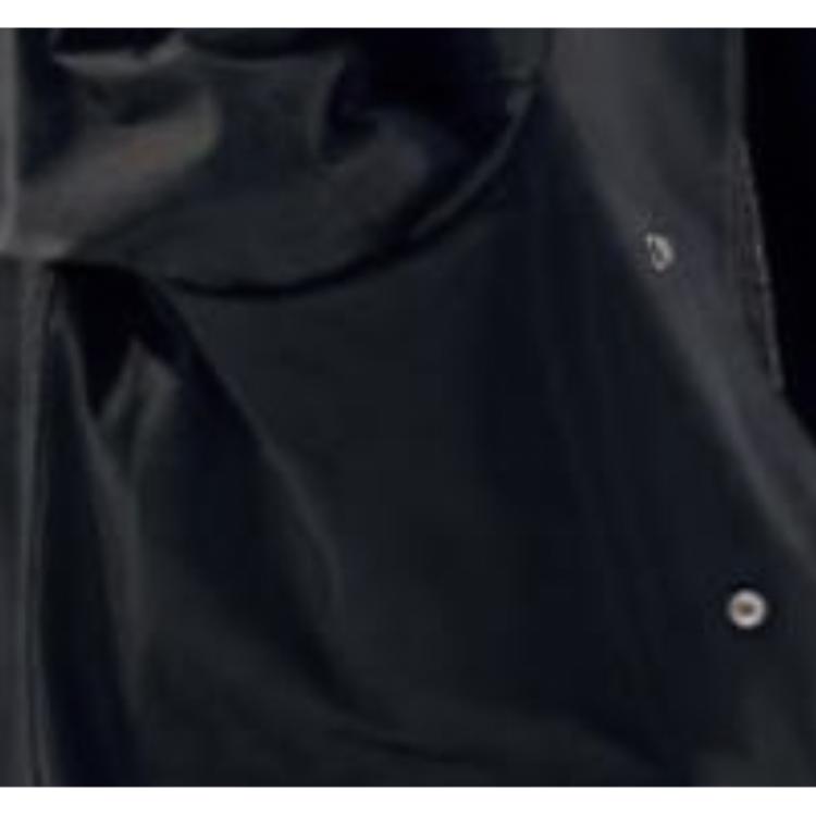 Uniqlo FW23 U Series Solid Color Square Collar Trench Coat Women Outerwear Black 461780-09